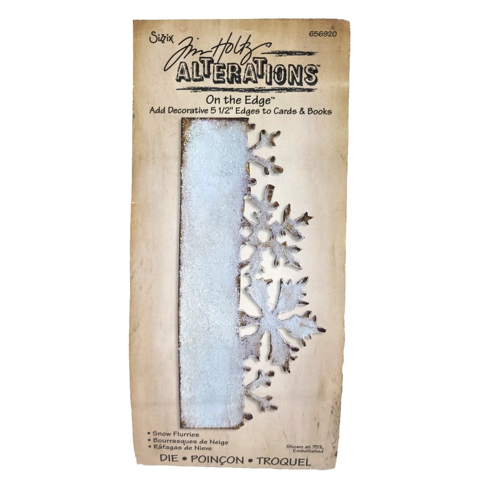 Sizzix Tim Holtz Alterations On The Edge Snow Flurries 656920
